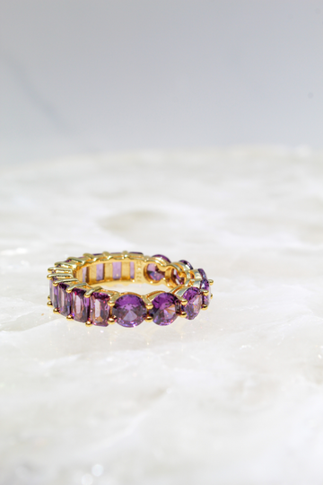 PILLOWTALK RING- AMETHYST